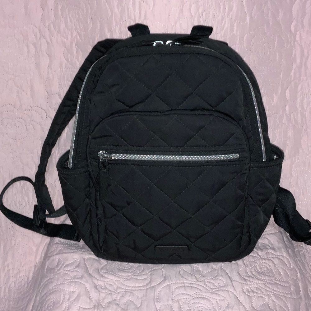 Vera Bradley Quilted Black Backpack